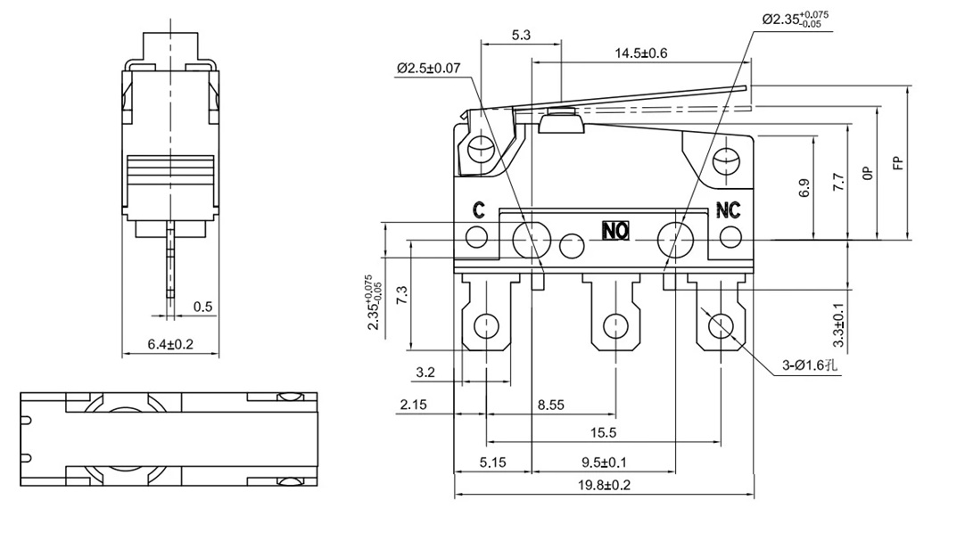 waterproof micro switch
